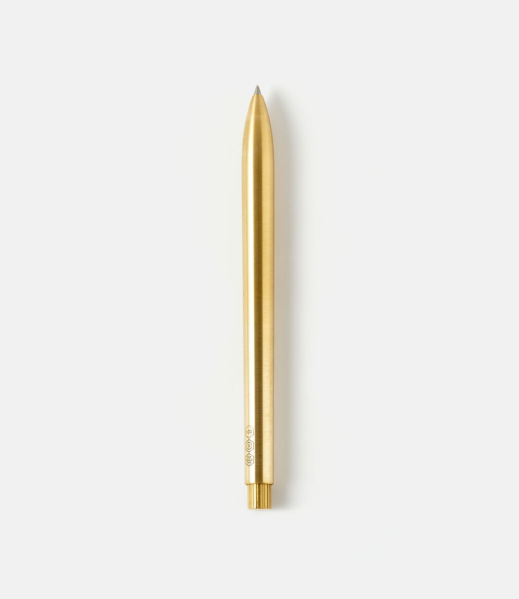 Ajoto The Pen Brass Natural Brushed — ручка-роллер из латуни