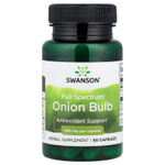 Swanson, Full Spectrum® луковые луковицы, 400 мг, 60 капсул