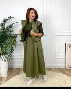 Комплект (жилет+платье) 976VL Fabrika