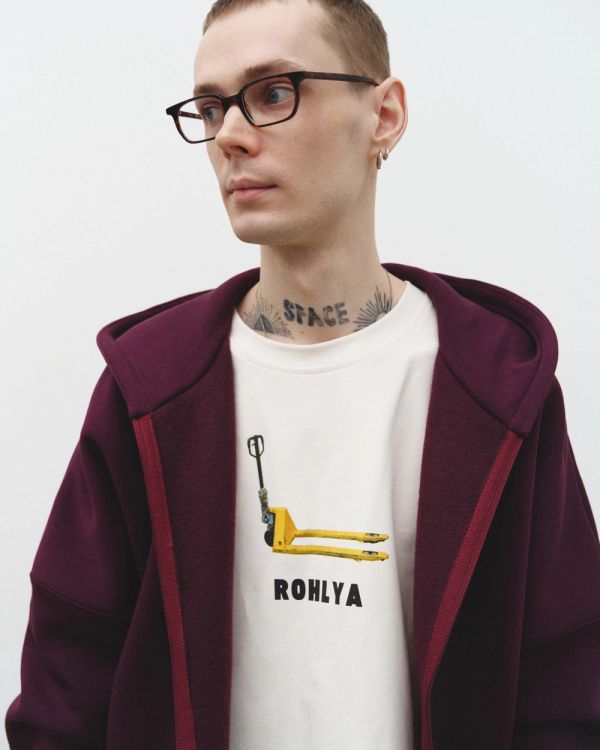 Худи Zip-Up Potent Purple фиолетовый - фото 6