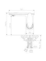 Смеситель Rossinka RS30-11W для раковины