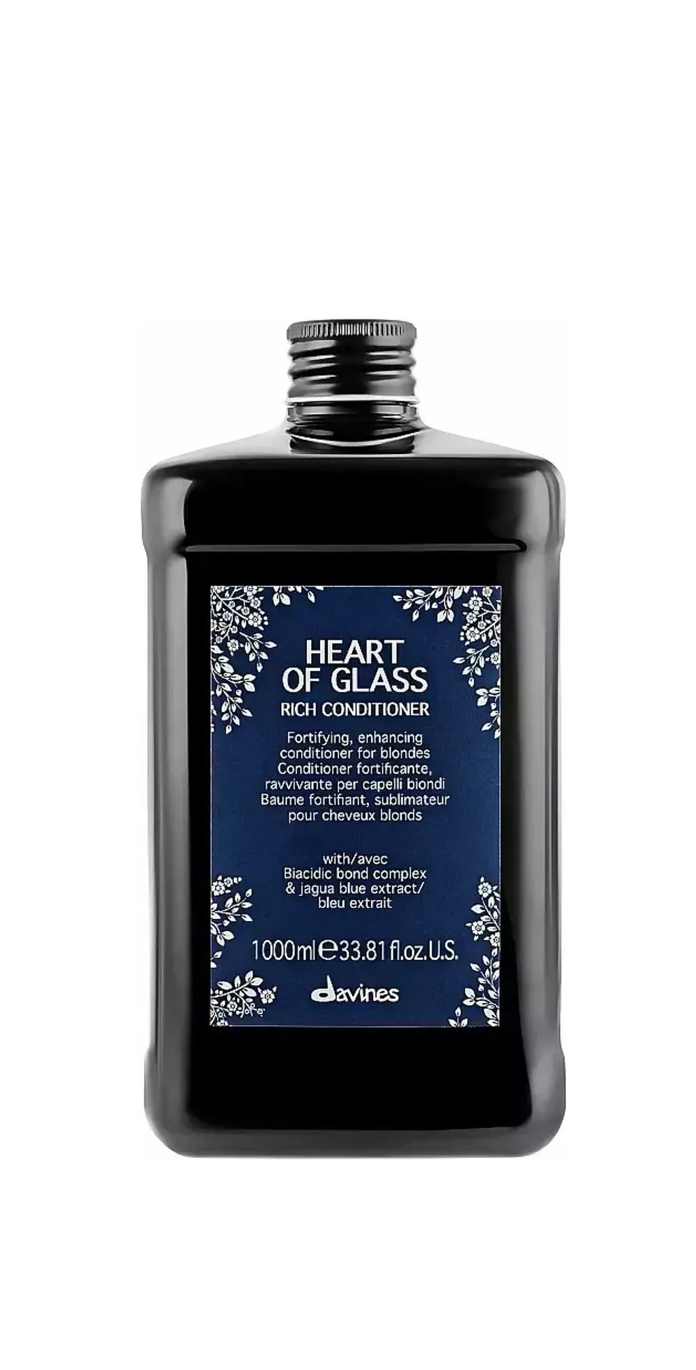 Davines HEART OF GLASS RICH CONDITIONER /питательный кондиционер для защиты и сияния блонда