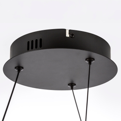 637067 Люстра CORINTO 30W LED 2530LM ЧЕРНЫЙ 3000K IP20