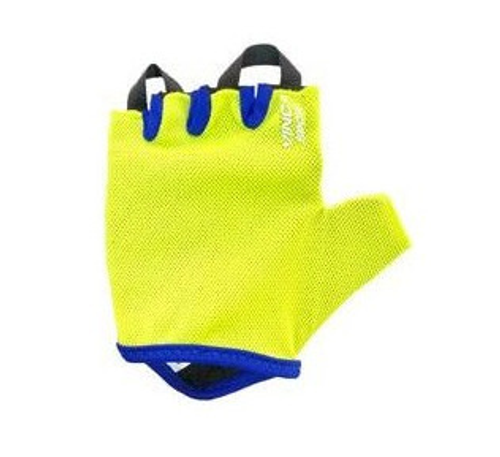 Перчатки велосипедные, цвет лайм, размер L