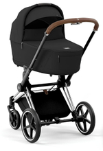 Коляска для новорожденных Cybex Priam IV Chrome Brown Sepia Black