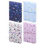 Записная книжка Basir на резинке, формат А6, серия "Мозаика", переплет 7БЦ, 16*11 см, 80 листов