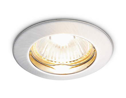 Ambrella Металлический встраиваемый точечный светильник MR16 Organic Spot 863A SS