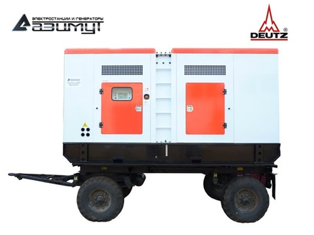 Дизельный генератор Азимут ЭД-200-Т400-1РКМ6C Deutz на шасси в кожухе