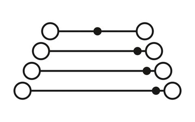 1334601 - PT 2,5-4L BU - Многоярусный клеммный модуль