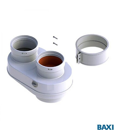 Адаптер для подключения раздельных труб (пластик) (KHG71413621)