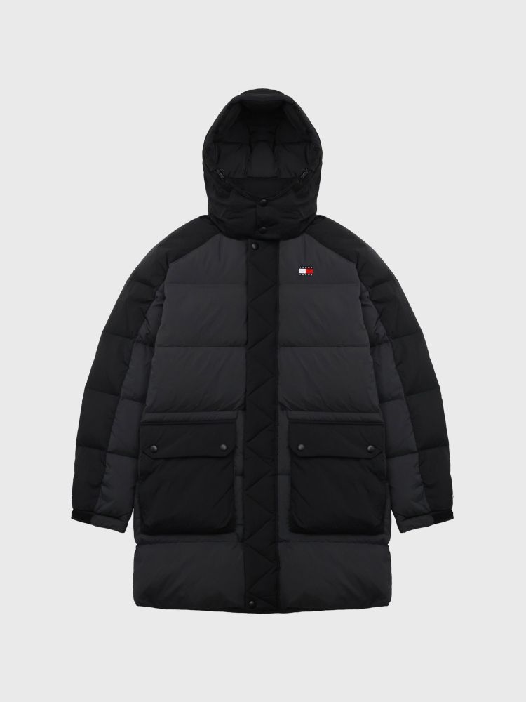 Пуховик Tommy Jeans Two-Tone Hooded Parka Black - M