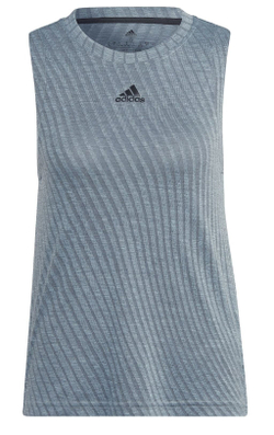 Женский топ теннисный Adidas Match Tank - almost blue/grey five
