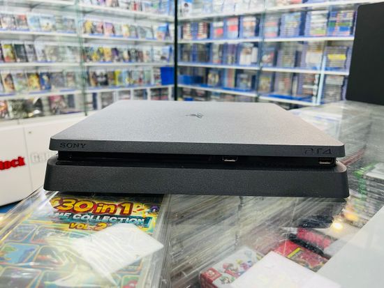 Sony Playstation 4 Slim 1TB CUH-2208B, Коробка, S/N:  02274526101376062 (PS4, Б/У)