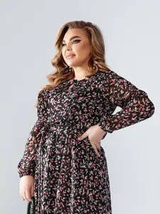 Шифоновое платье УК-8520