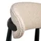 Полубарный стул Mod, черный, бежевое букле