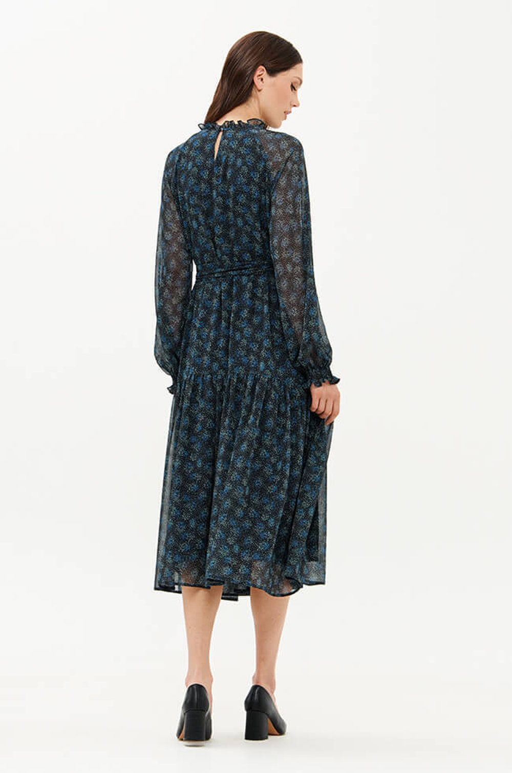 51720 Платье женское (синий принт)