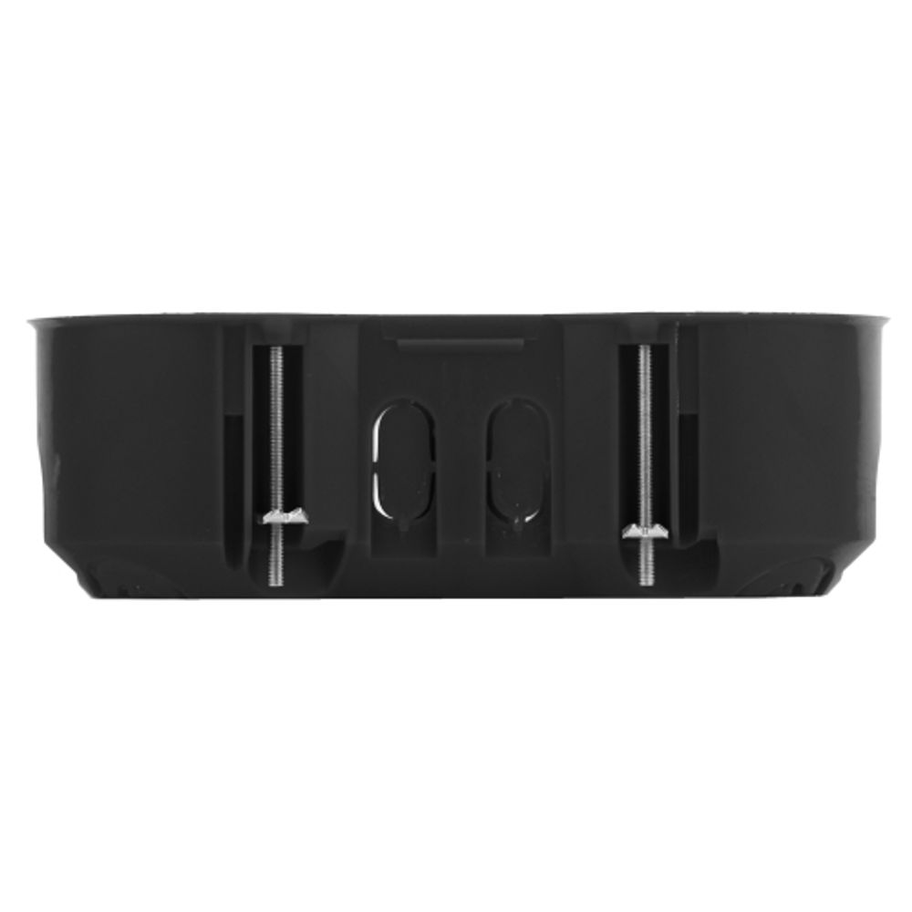 Коробка установочная ЭРА KUP-2-70-45 черная 2х местная 141х70х45мм для полых стен саморезы металлические лапки IP20