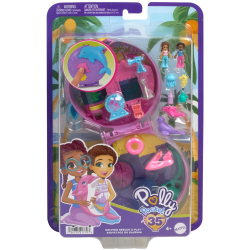 Polly Pocket - Аквариум с дельфинами Компактный набор + 2 куклы + аксессуары HWN96 / артикул   JFG56 HWN96  / GTIN 194735217793