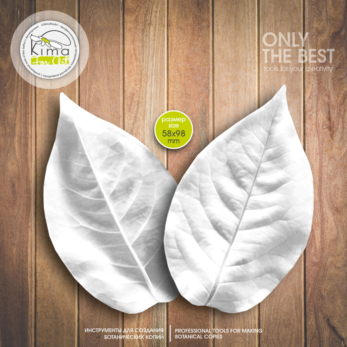 Роза лист большой вытянутый