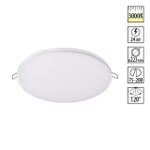 358145 SPOT NT19 500 белый Встраиваемый светильник IP20 LED 3000K 24W 85 - 265V MON