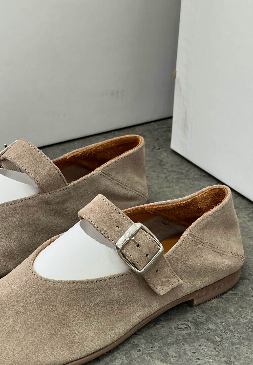 Туфли // Lucy // Beige // Suede