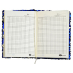 Ежедневник Basir, формат А6, серия "Настроение", переплет из пайеток, 18*13 см, 80 листов, ассорти