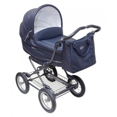Коляска-люлька Inglesina Vittoria на раме ergo bike (синий)