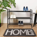 Полка для обуви, мет-л, 3 секц, 79х33х59 см, чер, Nika, ЭТК3/Ч