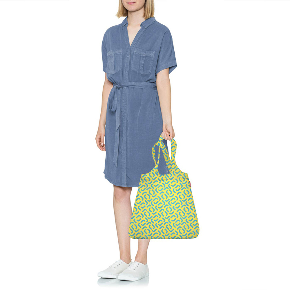 Сумка складная Reisenthel Mini maxi shopper signature lemon