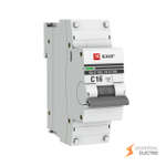 Автоматический выключатель 1P 16А (C) 10kA ВА 47-100 EKF PROxima