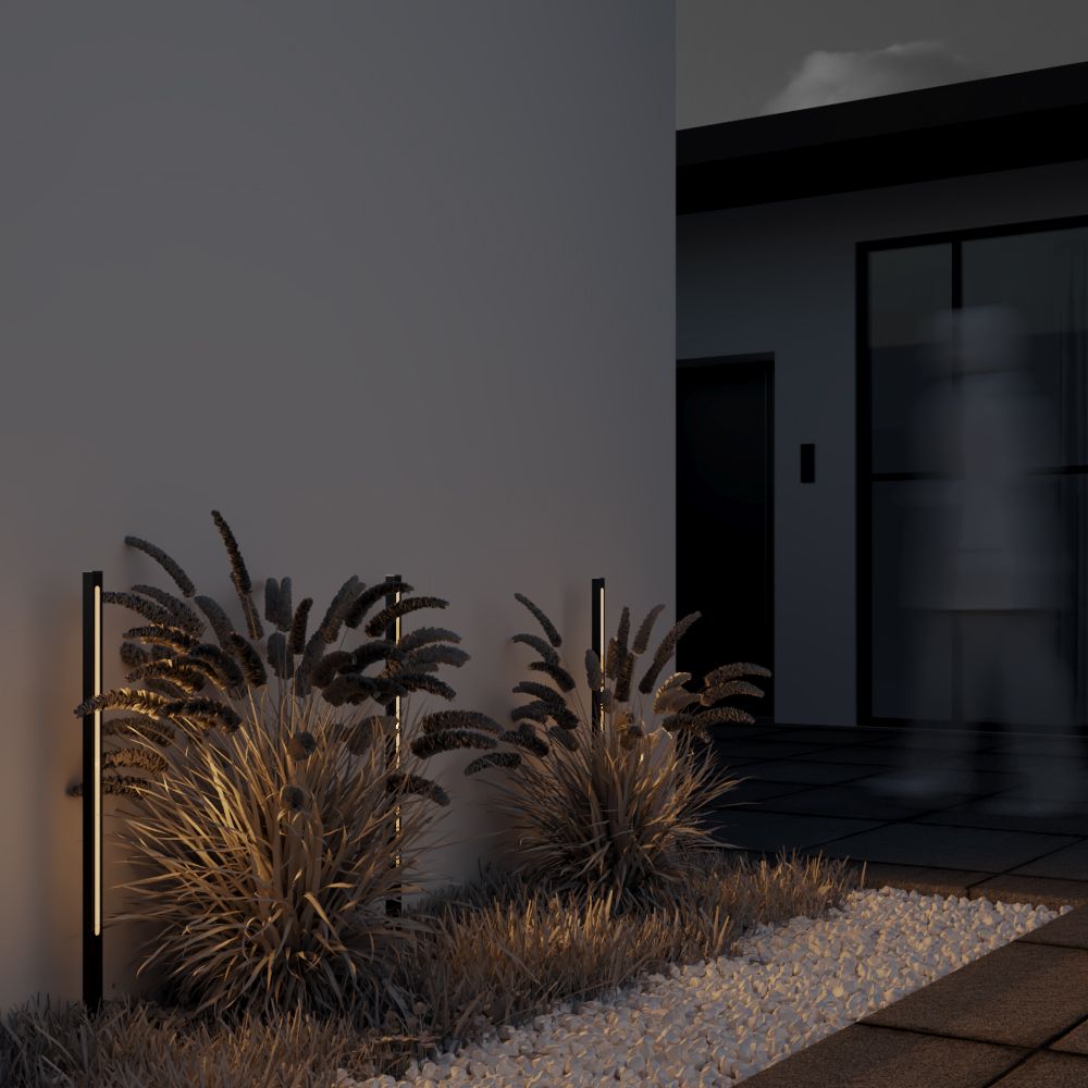 Уличный грунтовый светодиодный светильник Maytoni Pole O440FL-L12GF3K