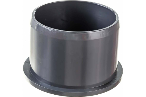 Заглушка НПВХ (ПВХ) безнапорная для внутренней канализации с раструбом, цвет серый, ХЕМКОР (Россия)
