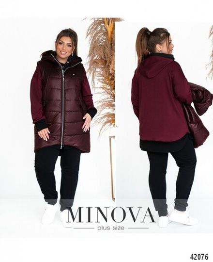 Костюм 17-229-марсала-черный Minova Фото 1