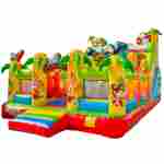 Коммерческий надувной батут «Звериная команда», 9х5х5 м