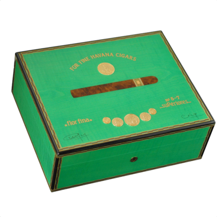 Хьюмидор Elie Bleu Medals Green Pistachio Sycamore 75 cigars