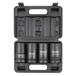 Головки ударные глубокие, набор 4пр., 1''(12гр.) FORCEKRAFT FK-8041-9MPB