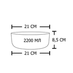 Миска "efox" OSTO для питомцев из бамбука, форма чаша