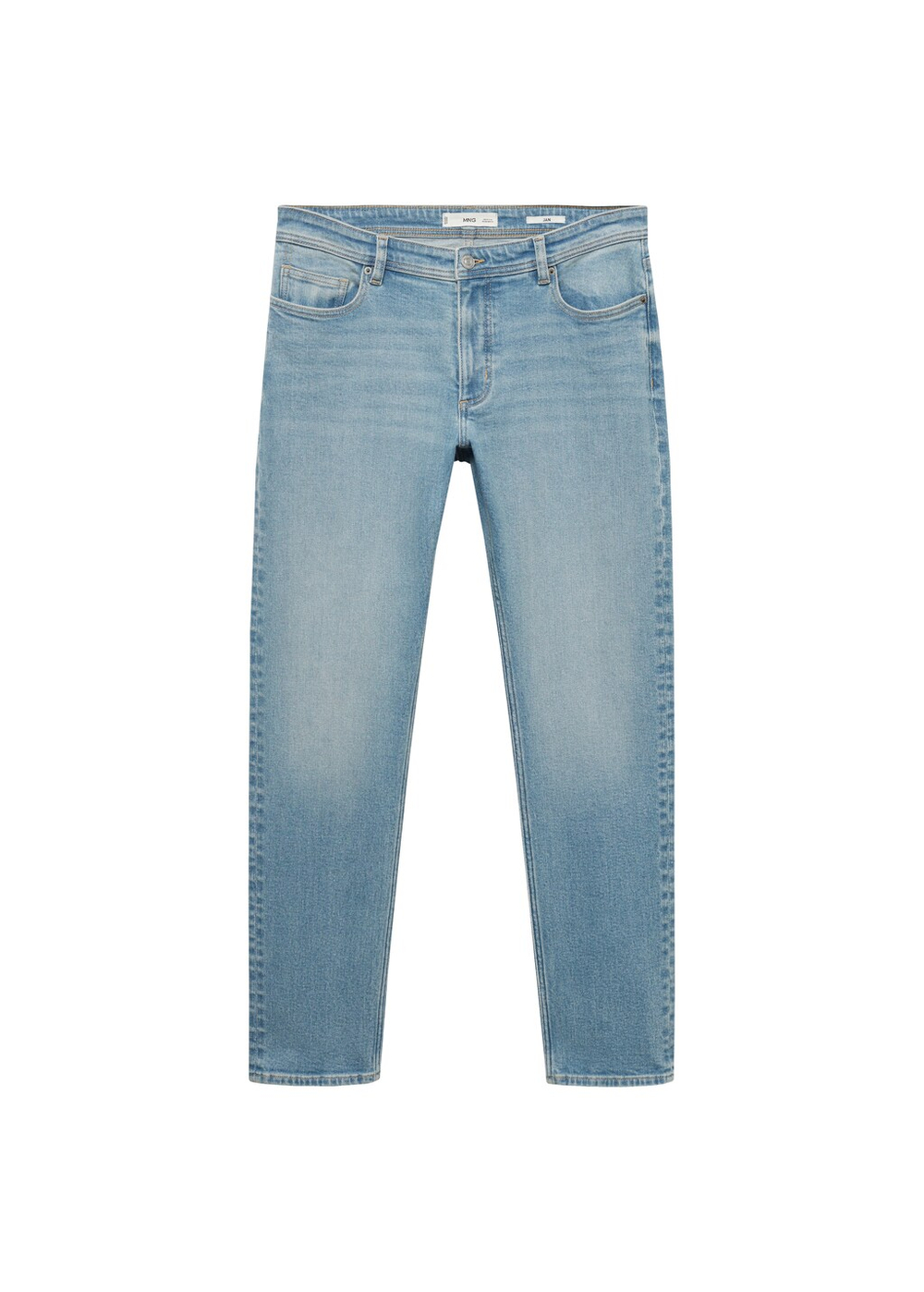 Джинсы Jan slim fit с эффектом потертости