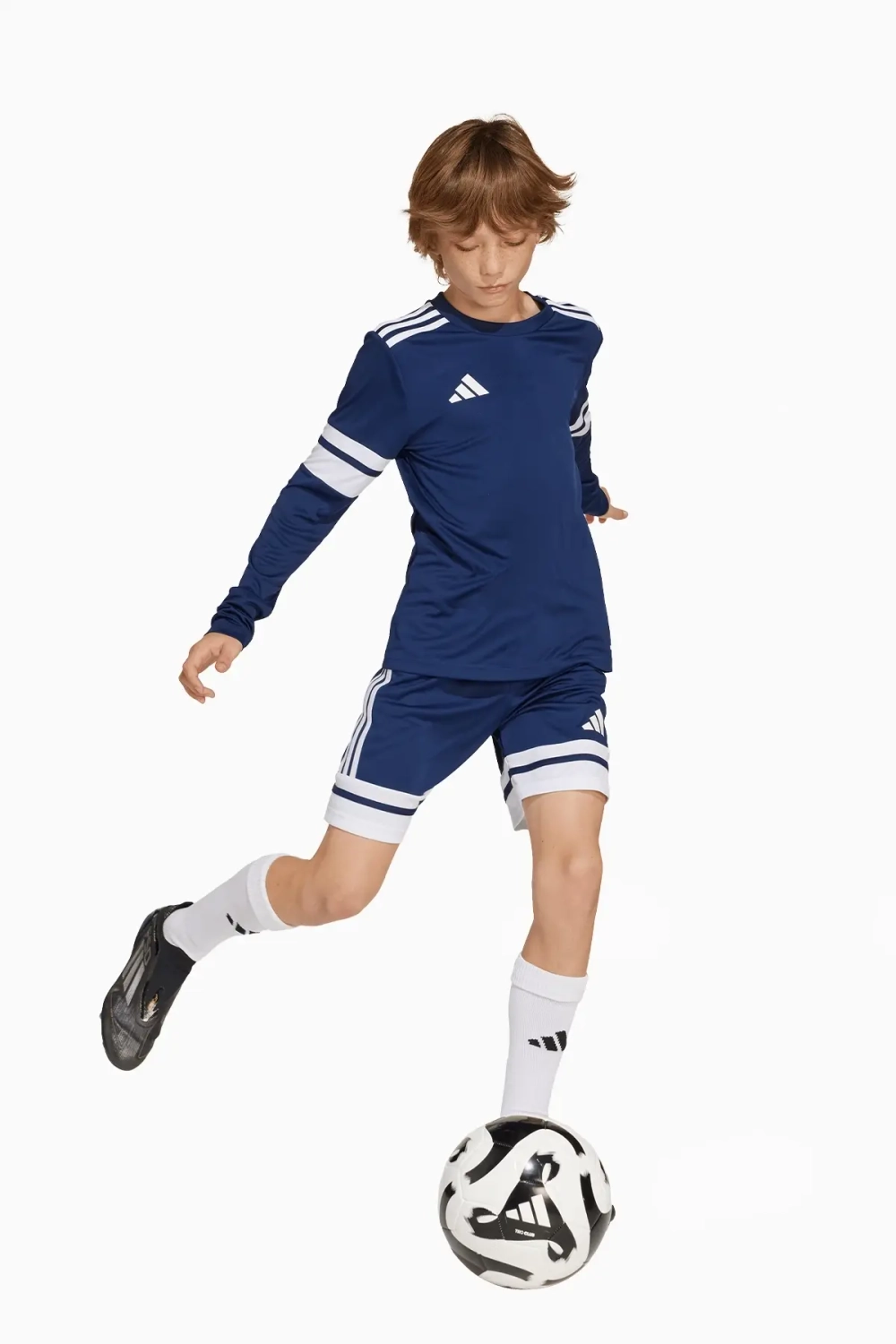 Футболка с длинными рукавами adidas Squadra 25 Детская - темно-синий