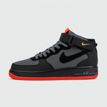 кроссовки Nike Air Force 1 Mid Grey / Red Ftwr.