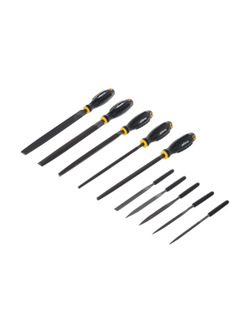 Набор напильников и надфилей 200мм Inforce 10 шт 06-09-92