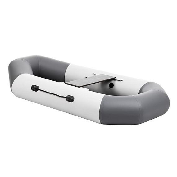 Лодка Тонар Бриз 190 (гребки + жесткое сиденье) бело/серый