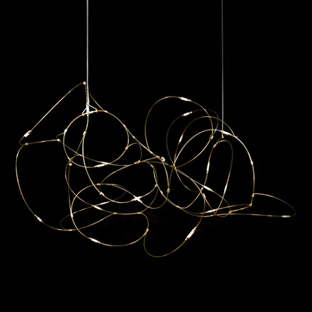 Подвесной светильник 10154P/L1500 gold