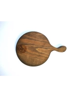 Менажница деревянная для подачи, сервировки "Гамбургер"