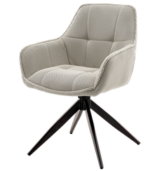 Крутящийся стул Alba бежевый ткань Sonic