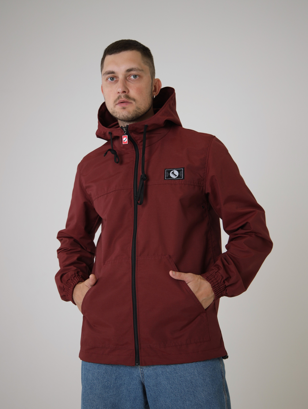 Ветровка легкая Город Горький бордо