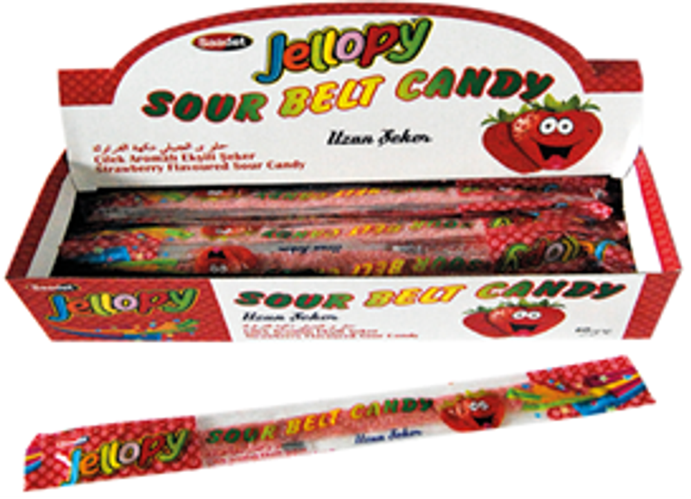 Марм. жев. "Jellopy Sour belt candy" фр. микс (10гр*48шт*12б)