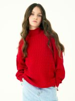 Джемпер для девочки AT1277 красный