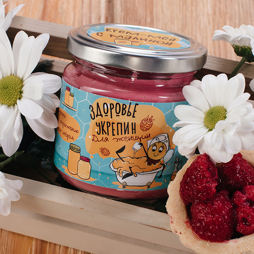 Купить Крем-мед "Здоровьеукрепин" с малиной