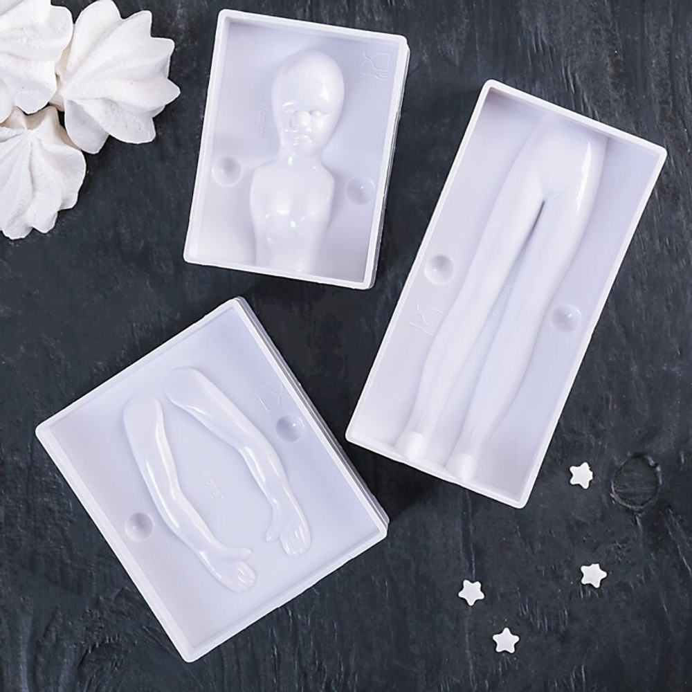 Форма пластиковая для тела женщины h 20 см